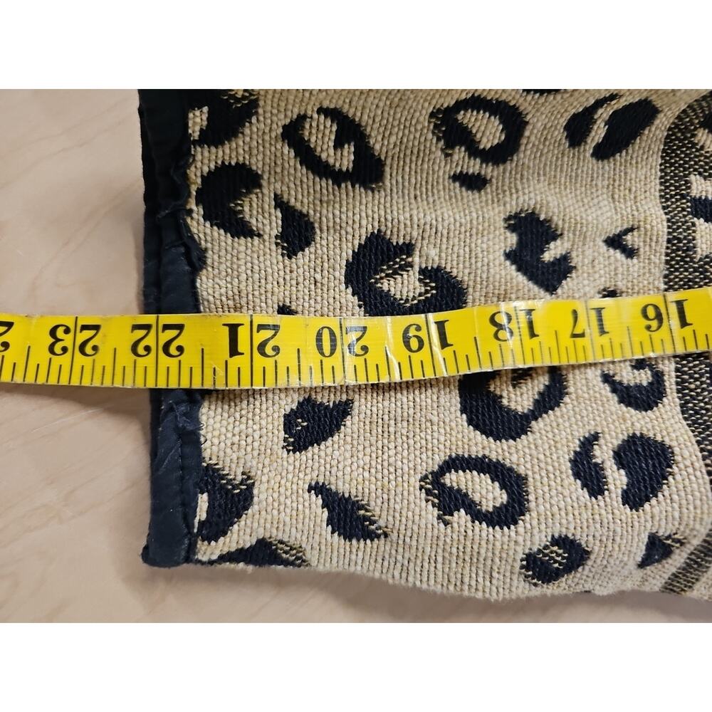 Jane Ashley Vtg Carpet Rug Jacket Sz Large Animal Print Boho Office Work Blazer - Picture 7 of 8